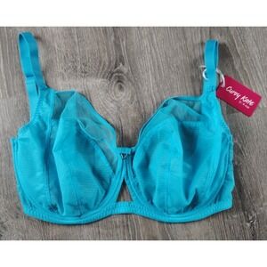 Curvy Kate Victory Balcony Underwire Bra Adjustable Blue Size 32M 9001 Turquoise